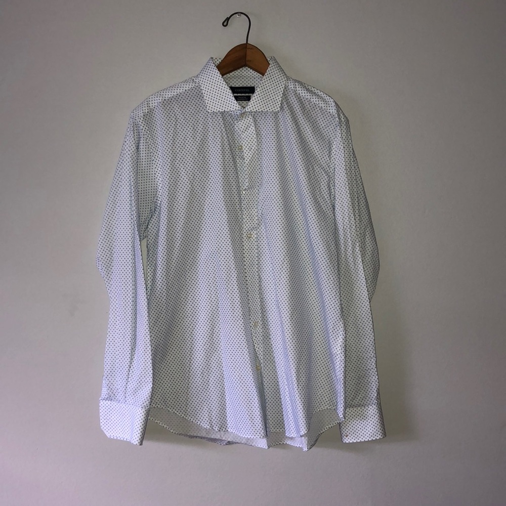 Cortefiel tailored fit button down dress shirt